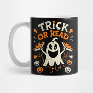 Halloween Trick or Read Librarian Teacher Book Lover Cute Mug